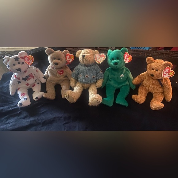 5 Ty Beanie Baby’s - Picture 1 of 1
